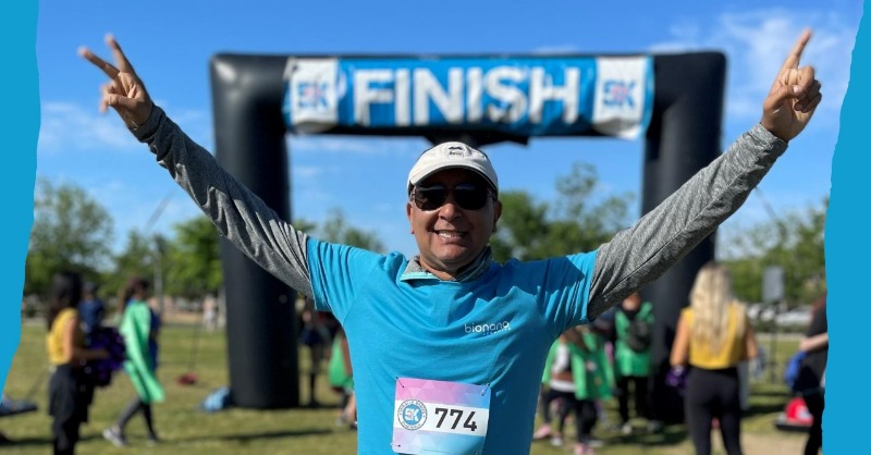 bionano's tweet photo. #Bionano Team Transform had a great morning supporting the 2022 Miracle Babies Superhero 5K, led by CEO, Erik Holmlin. Thank you superheros! https://t.co/i9J9Gqs9Ke #MB5K #lovemiraclebabies
