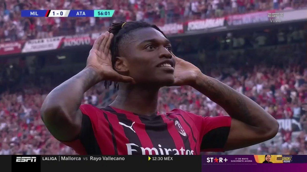 ESPN_FDJ's tweet photo. ¡GOOOOOL DEL MILÁN!

¡GOOOL QUE HUELE A TÍTULO!

¡GOLAZO DE RAFAEL LEAO!

#ESPNenStarPlus

https://t.co/2qrfDPcZf2 https://t.co/t8pYhGBonh