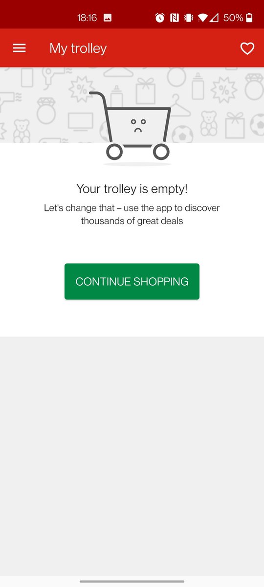 Minor bug <a href="/Argos_Online/">Argos</a> - adding items to trolley doesn't work. Personally I'd look to fix this if I were you