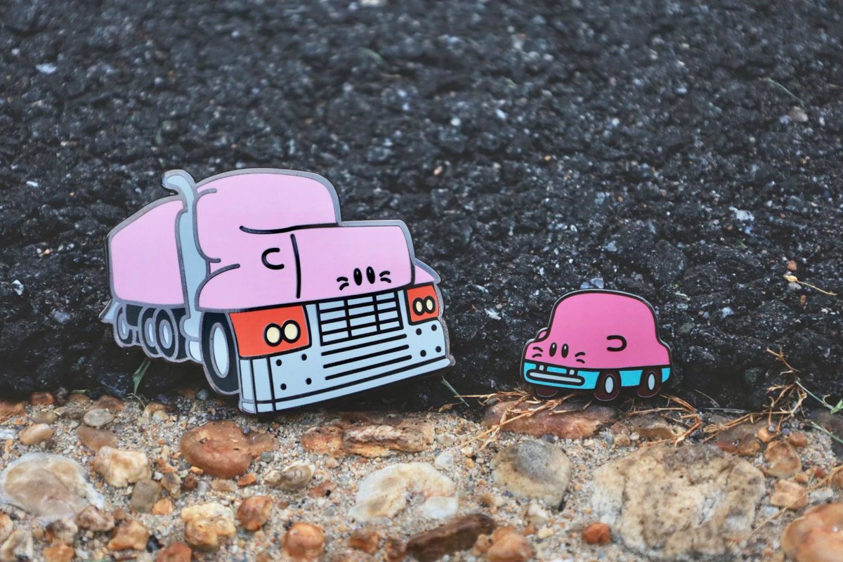 Kirby Swallows A Semi Truck Pin is avaialble now: https://t.co ...