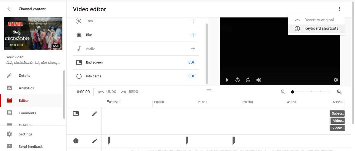 ColoursAudioTwr's tweet photo. Hi @TeamYouTube My Channel VVideo Trimig option is Problem Please Solve Me My Problem

Problem is showing on

This video can't be trimmed because it was previously blurred. To be able to trim this video, please revert to original first.

but revert option is not working https://t.co/5LBJg4Glu2