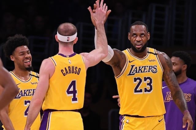 HoopsUp7's tweet photo. @LakersLead @Lakers @QCook323 @KingJames I say @ACFresh21 was @KingJames‘ best buddy. Even though Cook is in this pic too … 😉 https://t.co/4fpPRTkqNp