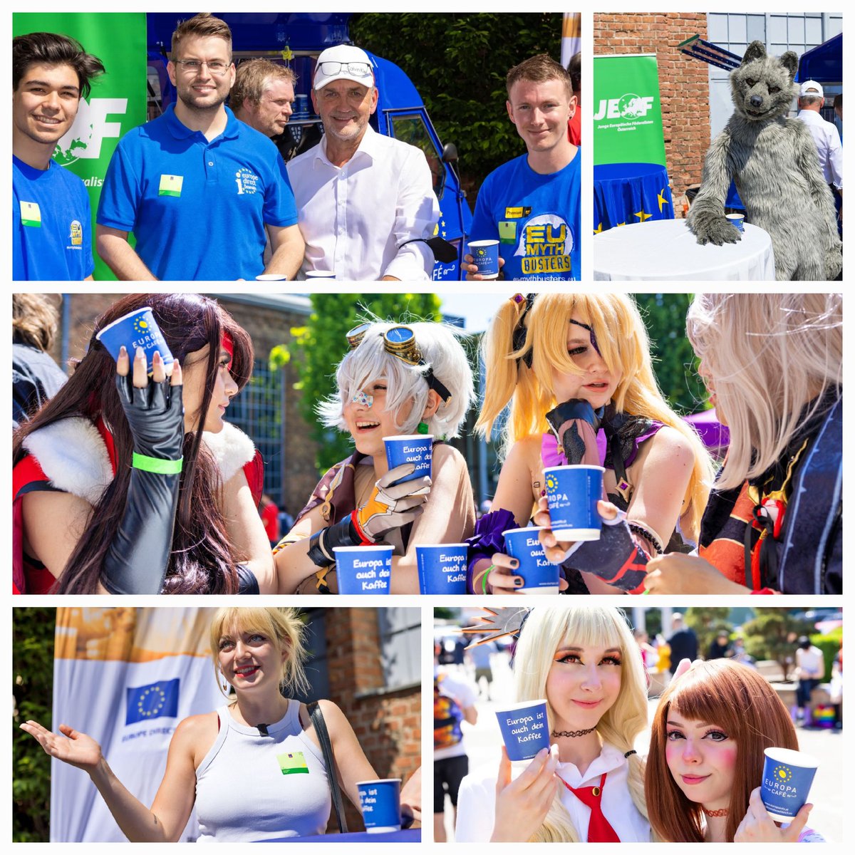 edi_wien's tweet photo. Bei der @ViennaComix  14.05.-15.05.2022 mit @JEF_at @EuropaCafeEU #JEFspirit #ViennaComix #furry #Furries https://t.co/qevM2eyVfH