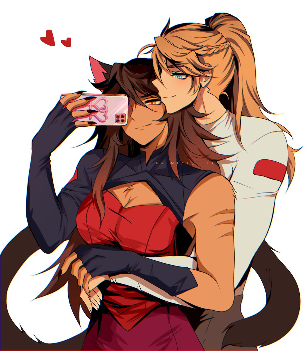 Miza_Feliz's tweet photo. 🎉HAPPY 2 YEAR #catradora ANNIVERSARY !! 💗 🎈🎉🙌🌈❤🧡💛💚💙💜🏳️‍🌈✨

Today I'm using my new art style, I'mma improve this art style since I'm loving it! ✨ https://t.co/7tm9rmMKuy