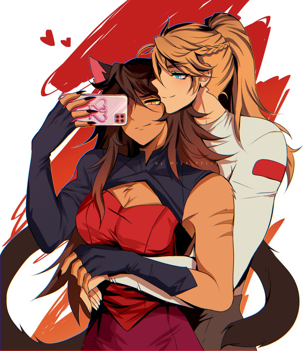 Miza_Feliz's tweet photo. 🎉HAPPY 2 YEAR #catradora ANNIVERSARY !! 💗 🎈🎉🙌🌈❤🧡💛💚💙💜🏳️‍🌈✨

Today I'm using my new art style, I'mma improve this art style since I'm loving it! ✨ https://t.co/7tm9rmMKuy