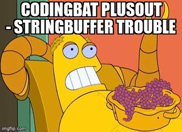 overflow_meme's tweet image. Codingbat plusOut - StringBuffer Trouble stackoverflow.com/questions/2872… #java #stringbuffer