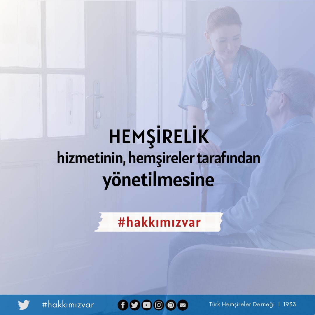 HEMŞİRELİK hizmetinin, HEMŞİRELER tarafından YÖNETİLMESİNE #HakkımızVar #HemşireliğeYatırımYapın 
#NursesWeek2022