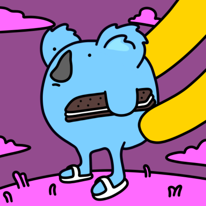 gmem. couldn't resist getting my <a href="/memnfts/">MemeNFTs</a> a koala friend. good news is he brought the ice cream!