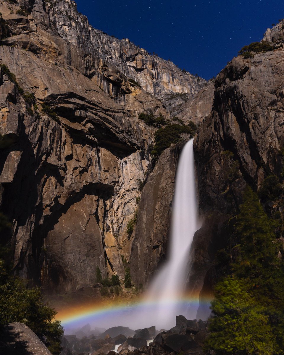 Last night’s moonbow magic in Yosemite National Park