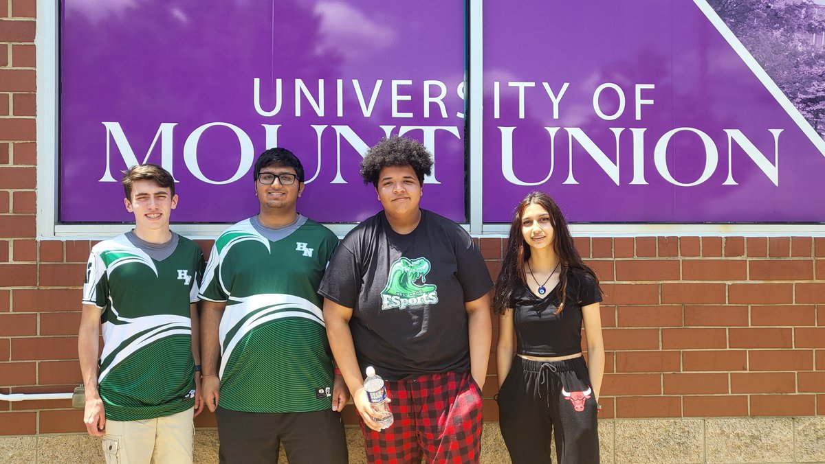 HneSports's tweet photo. Got some great experience today playing #SmashBrosUltimate at Mount Union! Can't wait until next fall! @HNGreenwave @NamerAthletics @HNAdmissions @umuesports @esports_ohio https://t.co/2oHmEtOAHG