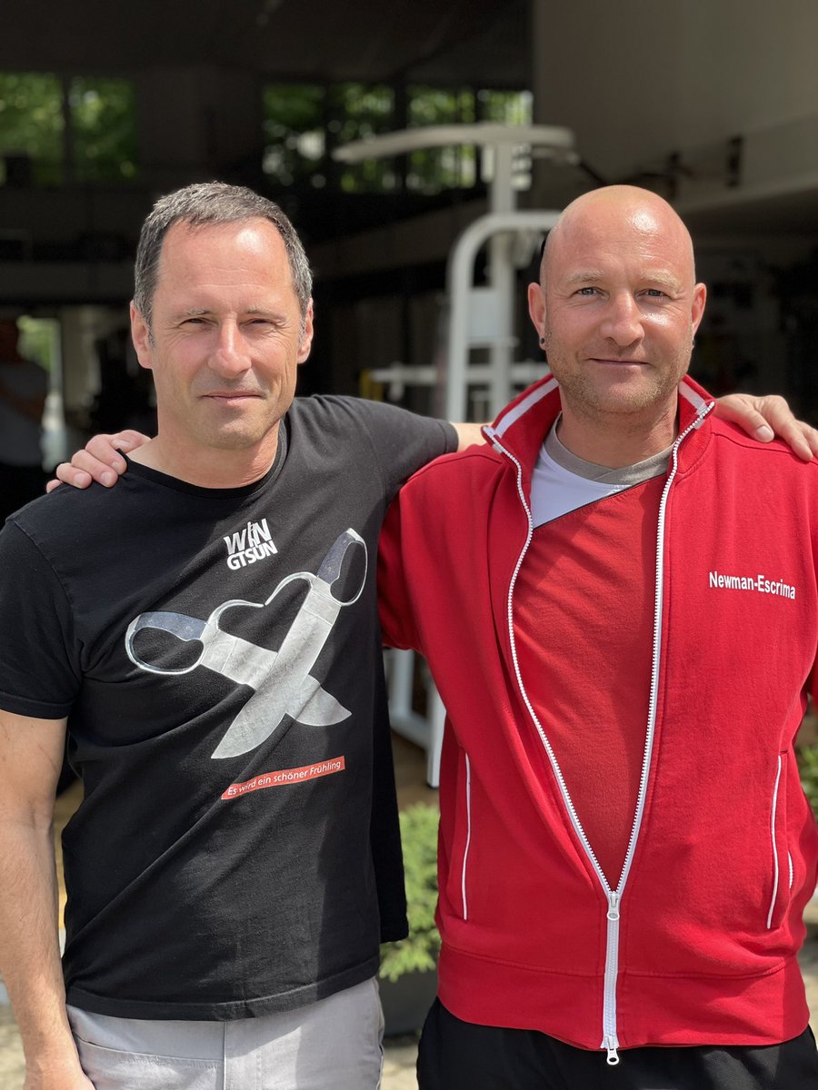 stefanfiege's tweet photo. @EWTO_official Newman Escrima Lehrgang mit Master Steffen in Neuss. @GM_BillNewman 🙏🏻 https://t.co/7C1D0ZERu2