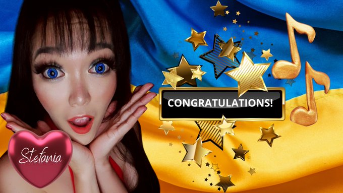 CONGRATULATIONS by STELLA Super congratulations to Ukraine for winning the Eurovision Song Contest with<a href="/tag/fancentro"class="tags"><span>#fancentro</span></a>