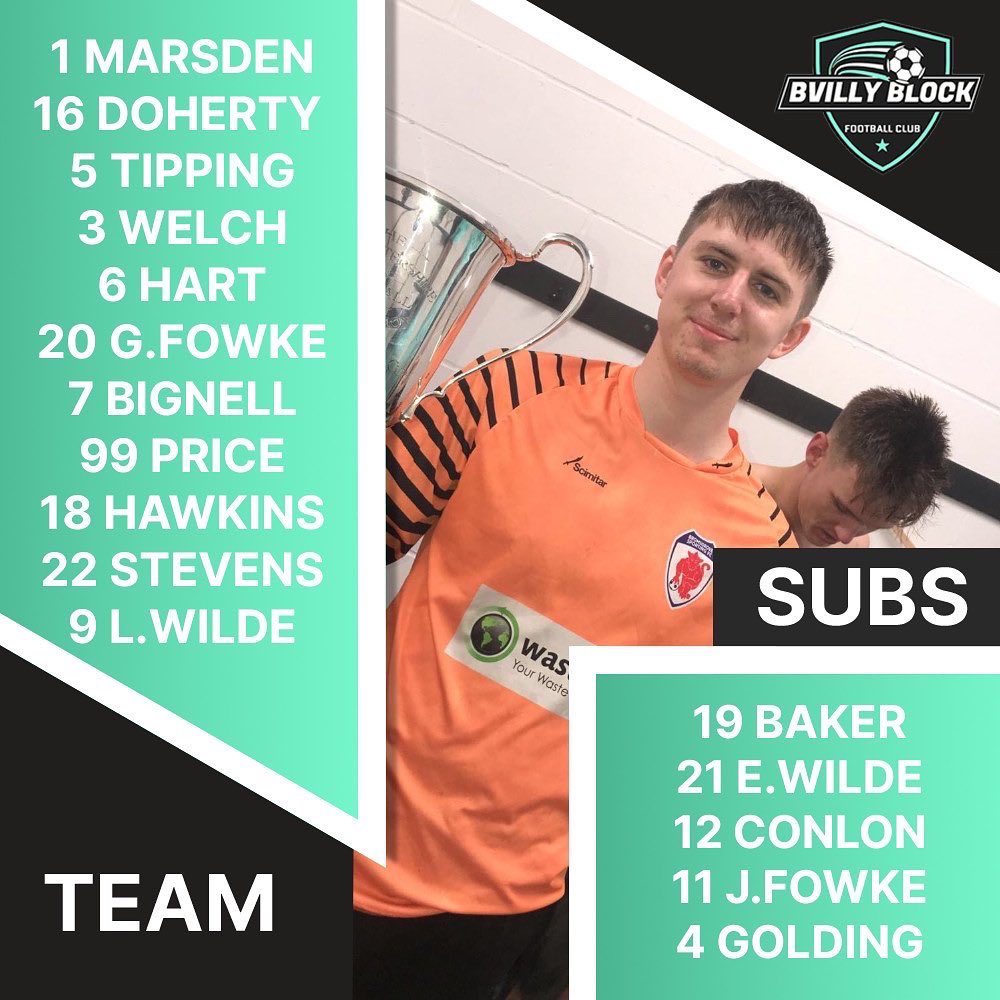 bvillyblockfc's tweet photo. RESULT | REDDITCH BOROUGH LA 1-1 BVILLY BLOCK
Poor performance from the lads this morning but we pick ourselves up and go again next week 🙌🏻
Goalscorer ⚽️
Tyler Stevens
MOTM - Jake Marsden, some outstanding saves today!
.
.
#uptheblock https://t.co/clWf9fCZ5v
