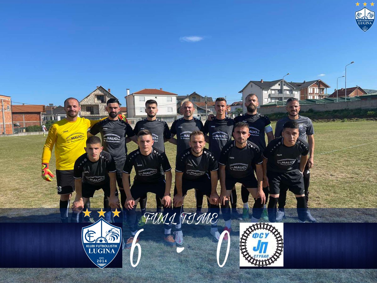 Java e 20-të e Ligës së Rrethit të Pçinjes 

LUGINA 6-0 Južna Pruga

Golashenues:Egzon Ahmeti 2x 
                       :Miroslav Ristic 1x 
                       :Isam Abdullahu 1x 
                       :Besim.Bajrami 1x 
                       :Selim Selimi 1x 

K.F.LUGINA