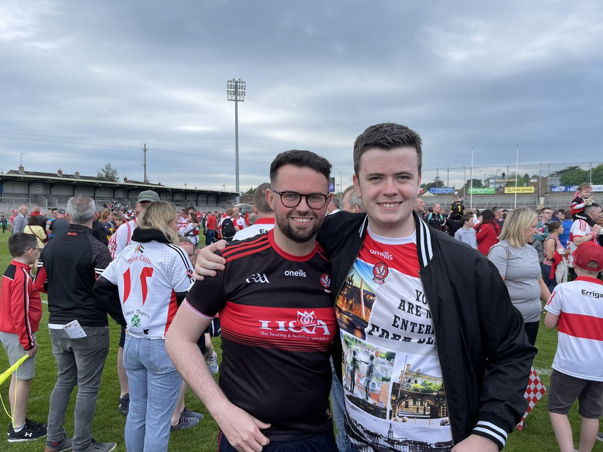 kane_cormac's tweet photo. Great Game, Great Atmosphere, Great Result. We are in the Ulster Final. Come on Derry. Here we come Clones. @Doiregaa @UlsterGAA #UlsterChampionship #oakleafcounty #derry #Monaghan #armagh #gaa https://t.co/sEkRgIavcH