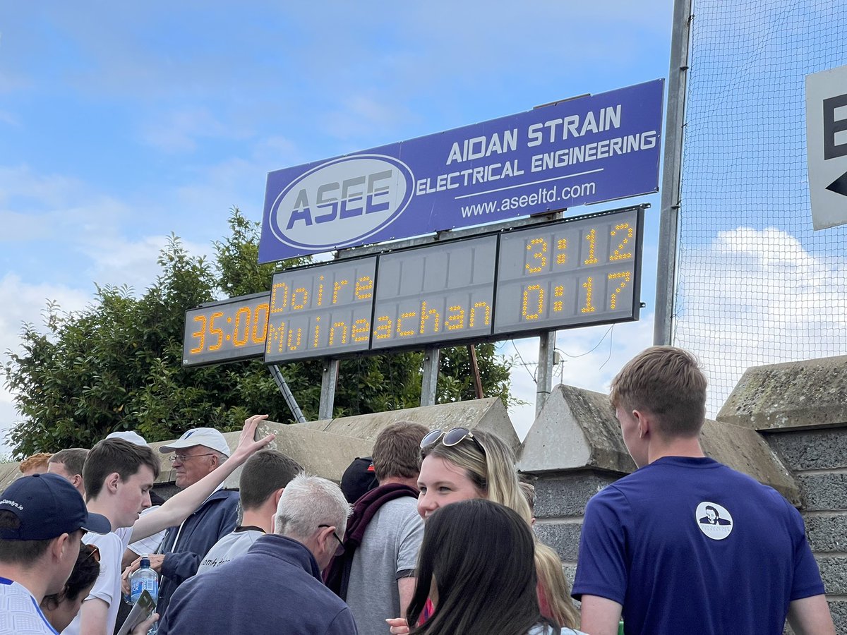 kane_cormac's tweet photo. Great Game, Great Atmosphere, Great Result. We are in the Ulster Final. Come on Derry. Here we come Clones. @Doiregaa @UlsterGAA #UlsterChampionship #oakleafcounty #derry #Monaghan #armagh #gaa https://t.co/sEkRgIavcH