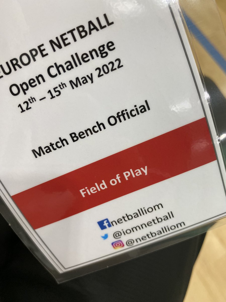 H_mason75's tweet photo. Loved my first Europe Netball Open Challenge event as an MBO @iomnetball @EuropeNetball @mbo #volunteering #matchbenchofficial #timeon #timeoff #oneminuteladies https://t.co/N8Nh5aqHqK
