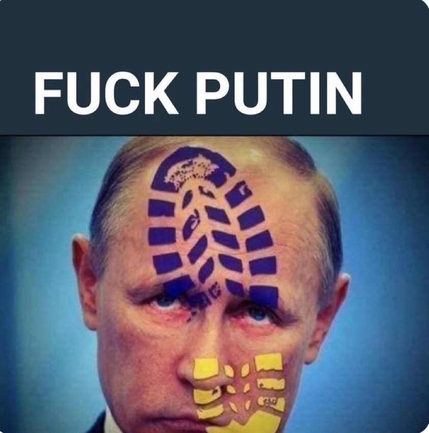 wiser_wiz's tweet photo. Hey Vladimir Putin!! Did you hear the great news!!
Finland is joining NATO 😂😅🤣Sweden Wont be far behind!! Because of your invasion of Ukraine 🇺🇦 this is what you get!! You made the biggest mistake ever! Go back to Russia
Scumbag liar!!!
#LockPutinUp https://t.co/dgNDW3DoYj