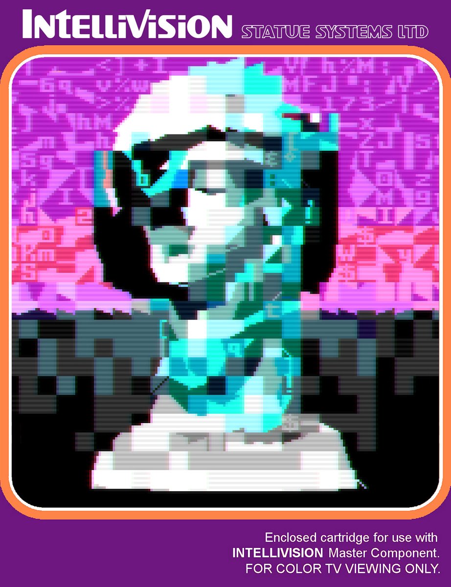 ROBNESSOFFICIAL's tweet photo. THERE ARE TWO DERIVATIVE PROJECTS COMIN' OUT OF THE STATUE SYSTEMS COLLECTION.
'INTELLIVISION DESKTOP STATUE SYSTEMS LTD'
https://t.co/YOE7bxguSX
AND, 'DESKTOP STATUE SYSTEMS....UN...LIMITED😆'
https://t.co/v8hnN5C9T8
...........CC0/OPEN DOMAIN..........FO' LYF. https://t.co/QYexE2Cg7z