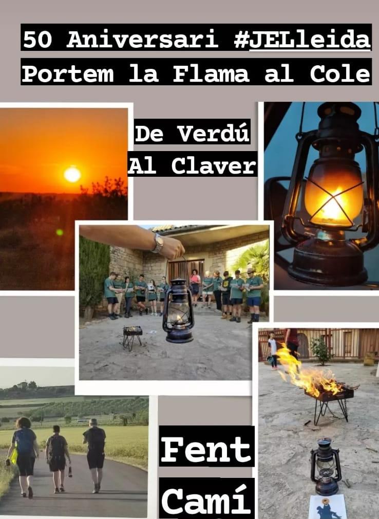 AMPA_CLAVER's tweet photo. Agraïts d'haver pogut compartir aquest Camí amb les #Famílies i la #ComunitatEducativa de #JELleida en motiu del #50Aniversari de l'escola i portar tots junts la flama de Sant Pere Claver #SobretotGràcies https://t.co/LZPjU6LGw8