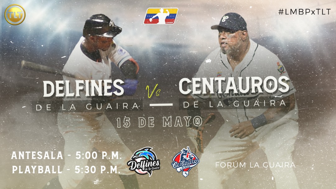 Hoy continua la Liga Mayor de Béisbol Profesional desde el Forum de la Guaira con el duelo de Delfines vs Centauros.⚾
.
La LMBP siempre en vivo desde el estadio por La Tele Tuya.💯
#LMBPxTLT