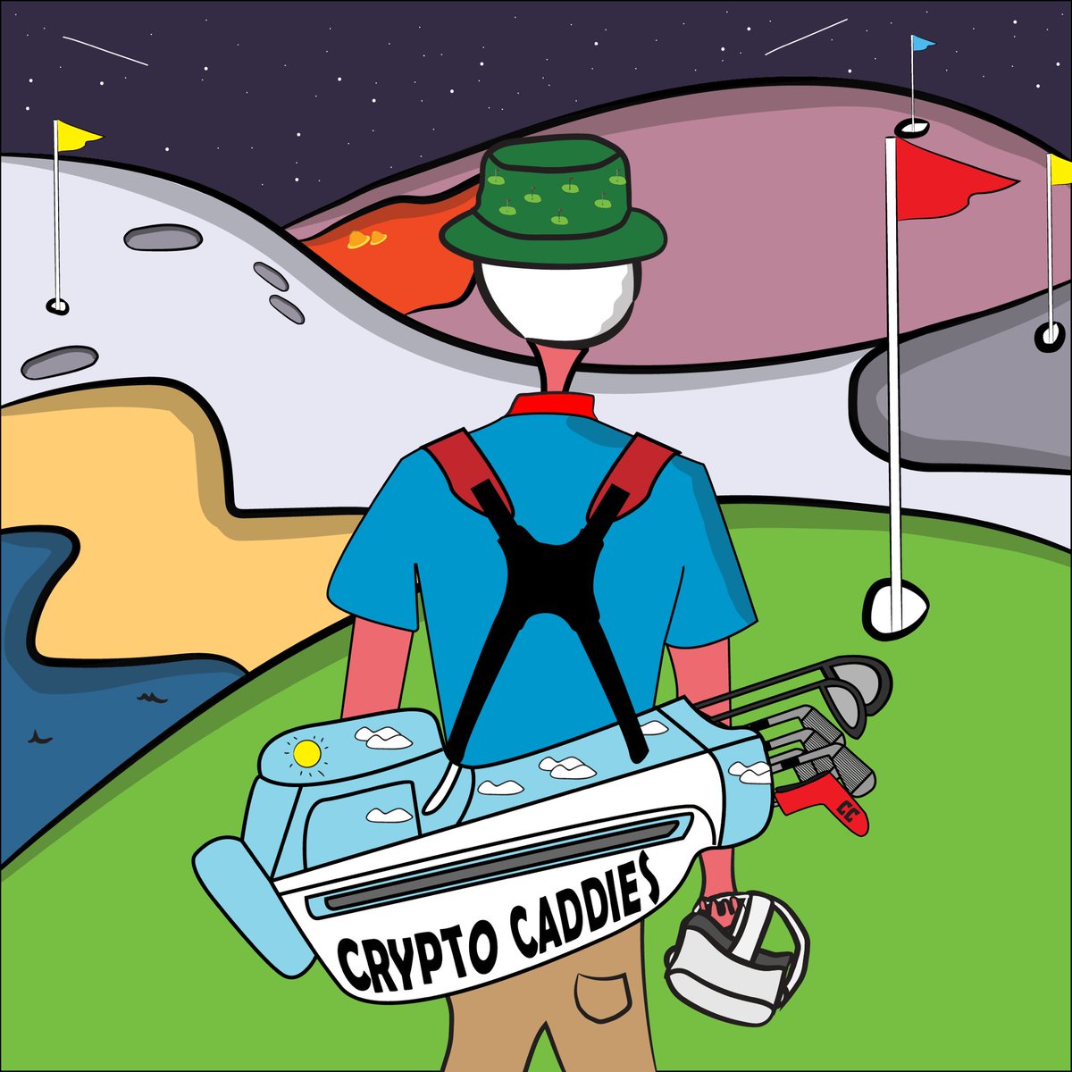 CryptoCaddieNFT's tweet photo. Website and Discord Live! Link in bio! Like and Retweet for whitelist spots! https://t.co/sxFfqKopo1