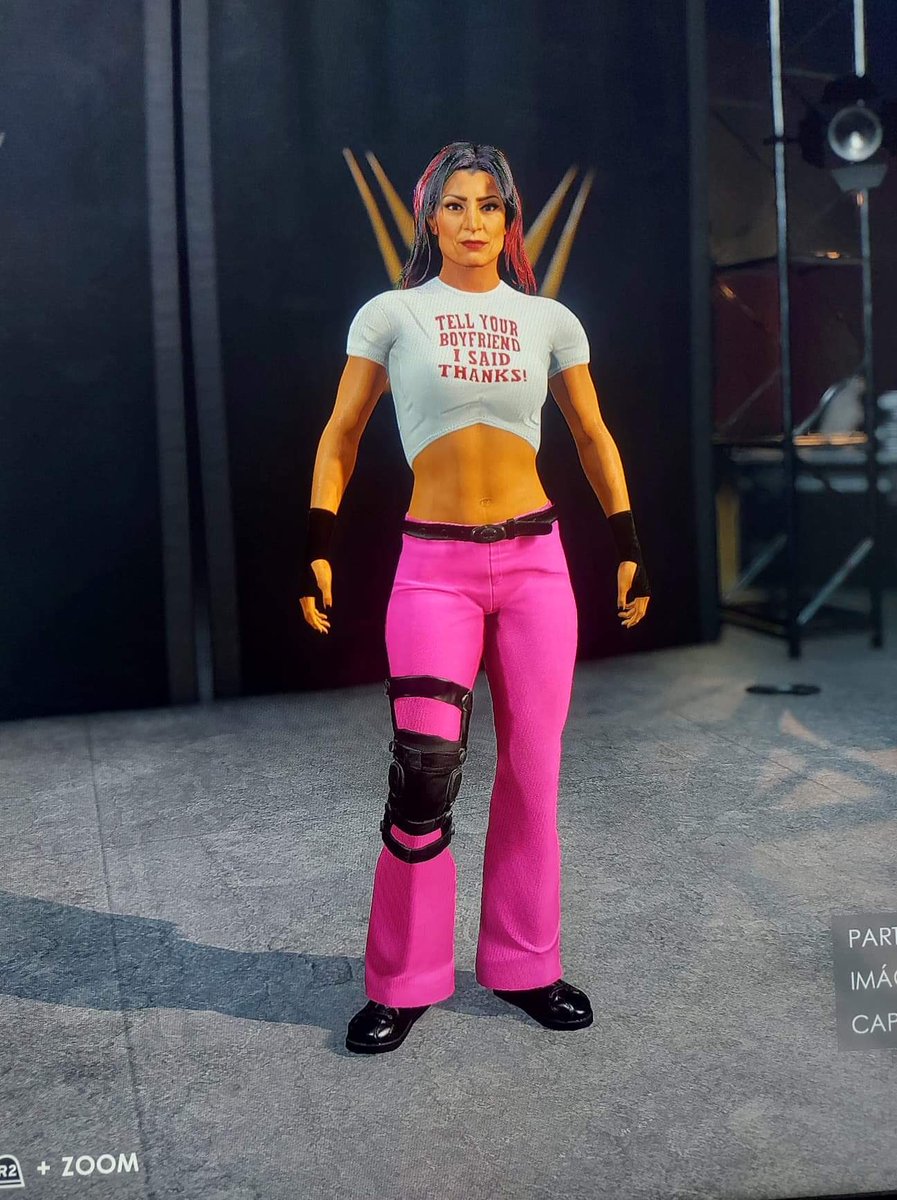 gilberto680's tweet photo. Iconic outfits of my dear Victoria @REALLiSAMARiE 🖤    #WWE #Victoria #WWE2K22 https://t.co/zLiegieI2w