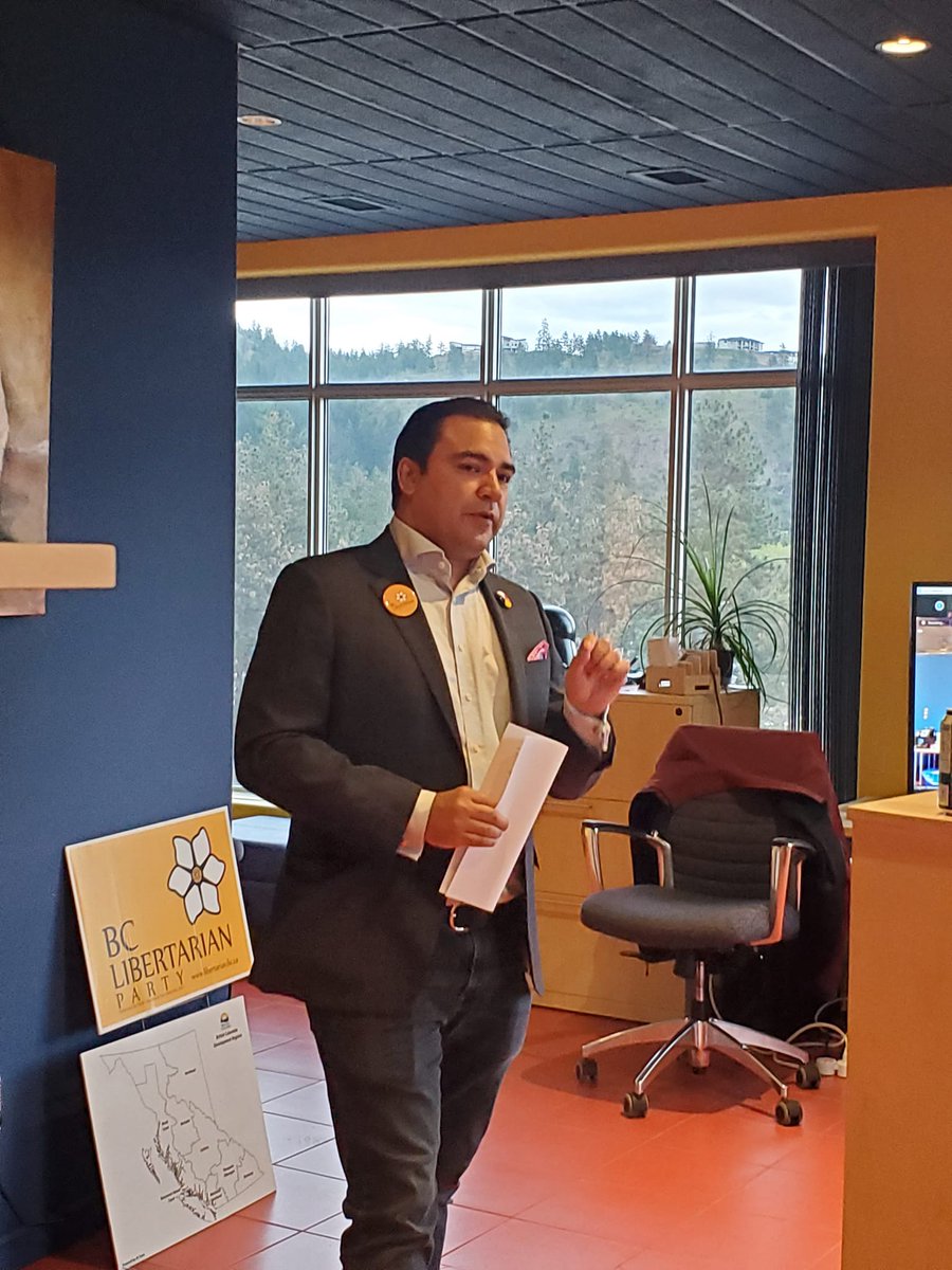BC_Libertarians's tweet photo. Special thanks to @frankcbusch for delivering the keynote speech on Westbank First Nation self-governance! 

#BCpoli #BC #FirstNations #Libertarian #BritishColumbia #Freedom #Truth #CivilLiberties #Autonomy #Economy #Resilience #Decolinize #BCgov #Kelowna #Penticton #BCinterior https://t.co/xBr3sbTMNV