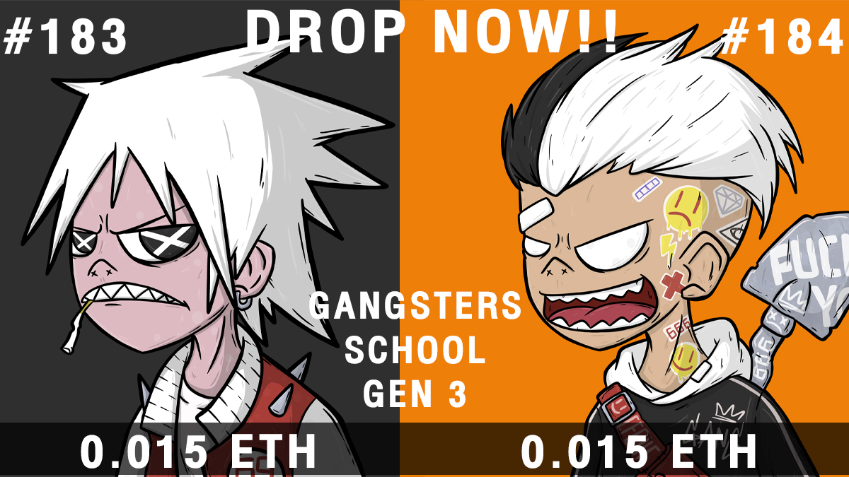 cfourisreal's tweet photo. Hello G welcome to my gangsters school GEN3 🔥🔥
New student drop now, you can check these and join right now 🤜🤛
Hope you enjoy with my G, Thanks for your support 🤍
https://t.co/0OHfTEmZfB
#NFTCollection  #NFTCommunity #NFTJPN #nftart #cfour #opensea #cfour #OpenSeaNFT https://t.co/xAQKYsrzYW