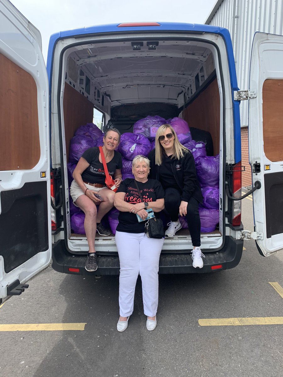 Slimming World babes. Thanks for your help! #hull #slimmingworld #charity