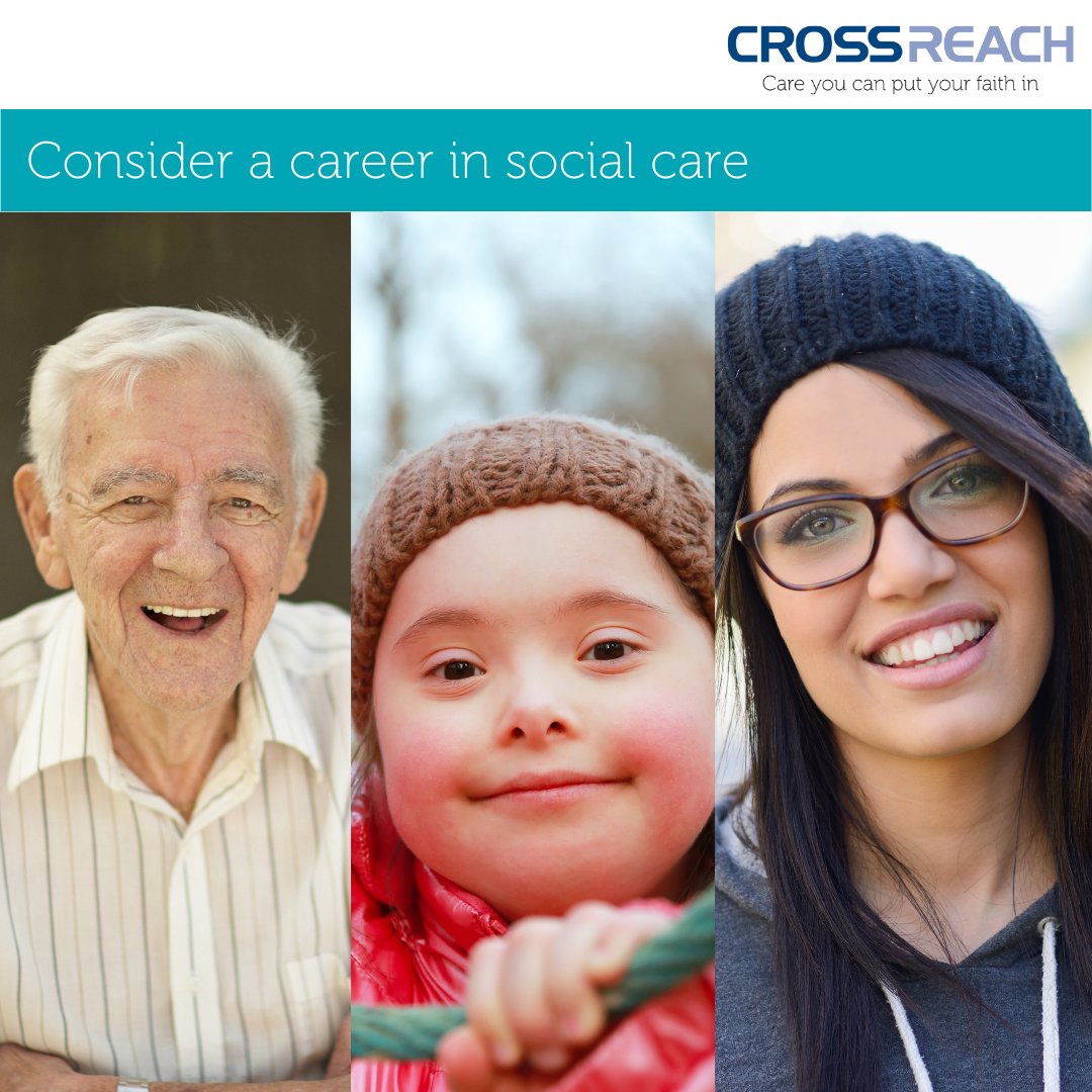 CrossReach's tweet photo. We believe CrossReach is a great place to work and currently have a number of opportunities available across a range of services. If you are interested in starting your career in social care visit our careers page for more information: https://t.co/DNCjNkvNTx https://t.co/7s1zNZy3e1