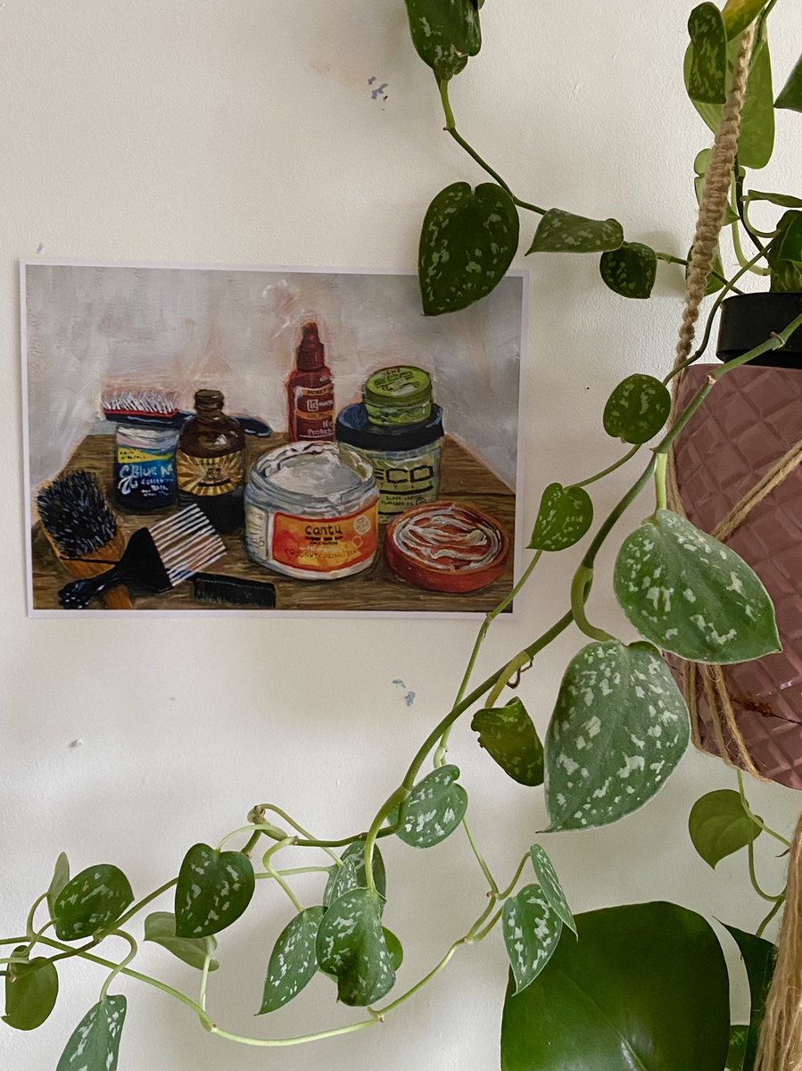 idarart's tweet photo. also my hair products print is back in stock https://t.co/xHf7zS6ccc https://t.co/osxgS6xCwQ