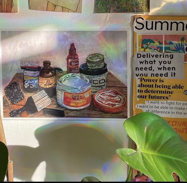 idarart's tweet photo. also my hair products print is back in stock https://t.co/xHf7zS6ccc https://t.co/osxgS6xCwQ
