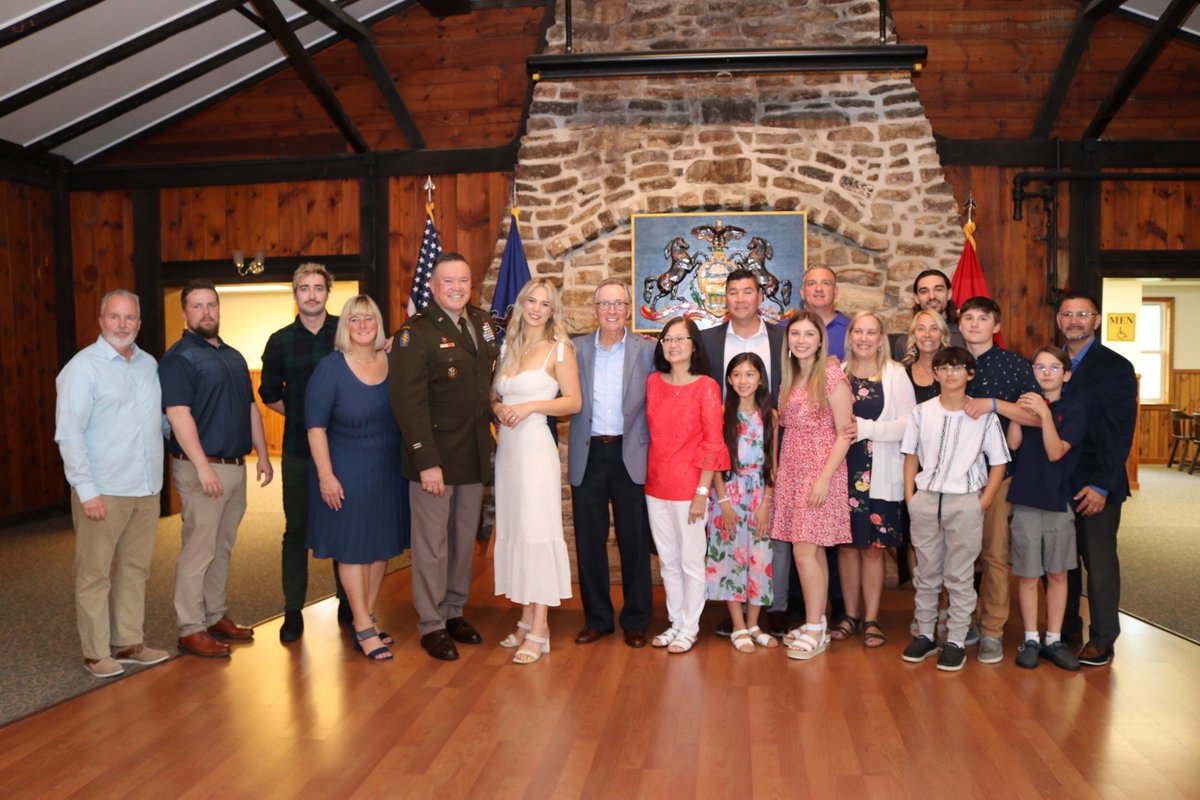 Brig. Gen. John Pippy was ceremoniously promoted to his current rank at Fort Indiantown Gap on May 14, 2022.  Pippy is concurrently assigned as the land component commander of the PANG and the deputy chief of engineers for National Guard affairs at the  Army Corps of Engineers.