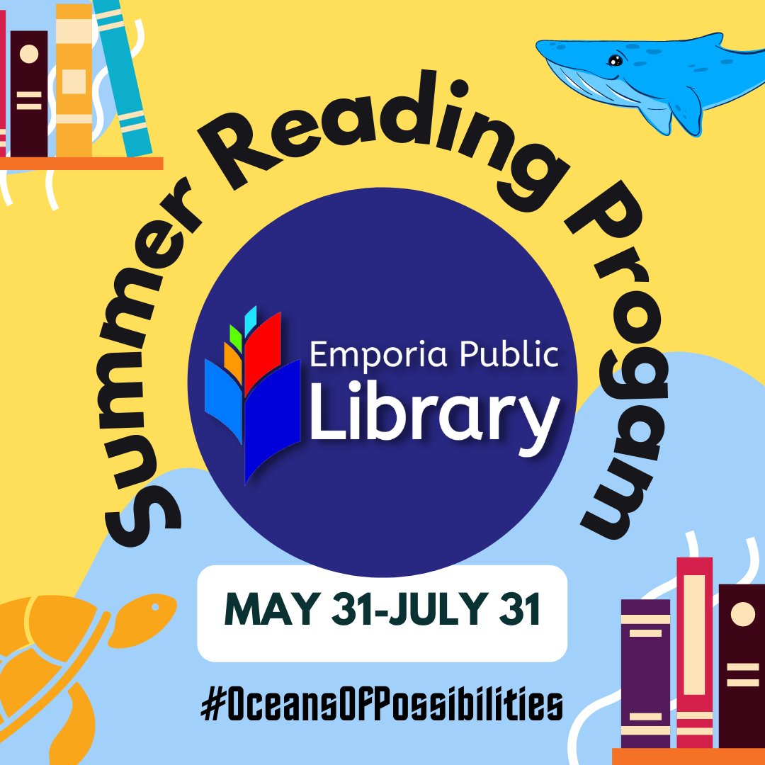 EPL_KS's tweet photo. This summer, share a good tale with friends! Join in the fun of our summer library program by signing in through the Beanstack website or app, starting May 31! #SummerReading #ReadWithFriends #OceansOfPossibilities 
https://t.co/yWfNH950MX https://t.co/dJvPGZbxpz