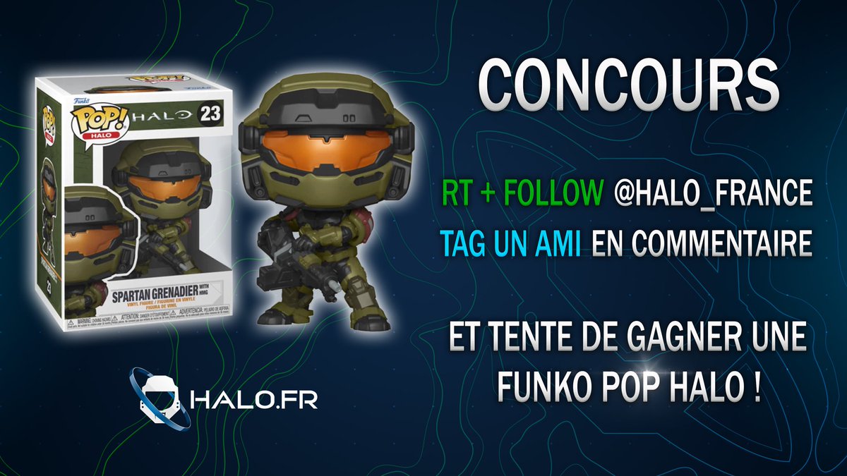 Halo_France's tweet photo. 🎁 #Concours : 
On vous offre la nouvelle #FunkoPop édition spéciale Grenadier pour le dernier épisode de la série TV #Halo ! 💙

Pour participer :
🔁 RT ce tweet
➡️ Suis @Halo_France
📝 Tag un ami en commentaire avec #HaloTheSeries

🗓 TAS le 20 mai
Bonne chance Spartans 🍀 https://t.co/VwKbodYK2F