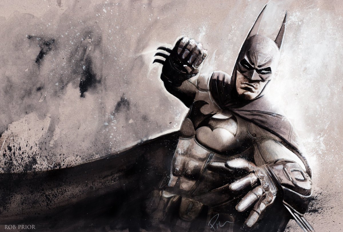 prior2art's tweet photo. It’s DC Sunday and who else could we start off with than the Dark Knight! Who’s your favorite Batman? #dcprior #cansonpaper #batmanartwork #robprior #studioprior #dcfan #dcartwork #batmanart #fanexpression #comicpainting https://t.co/DxLk1LW5eL