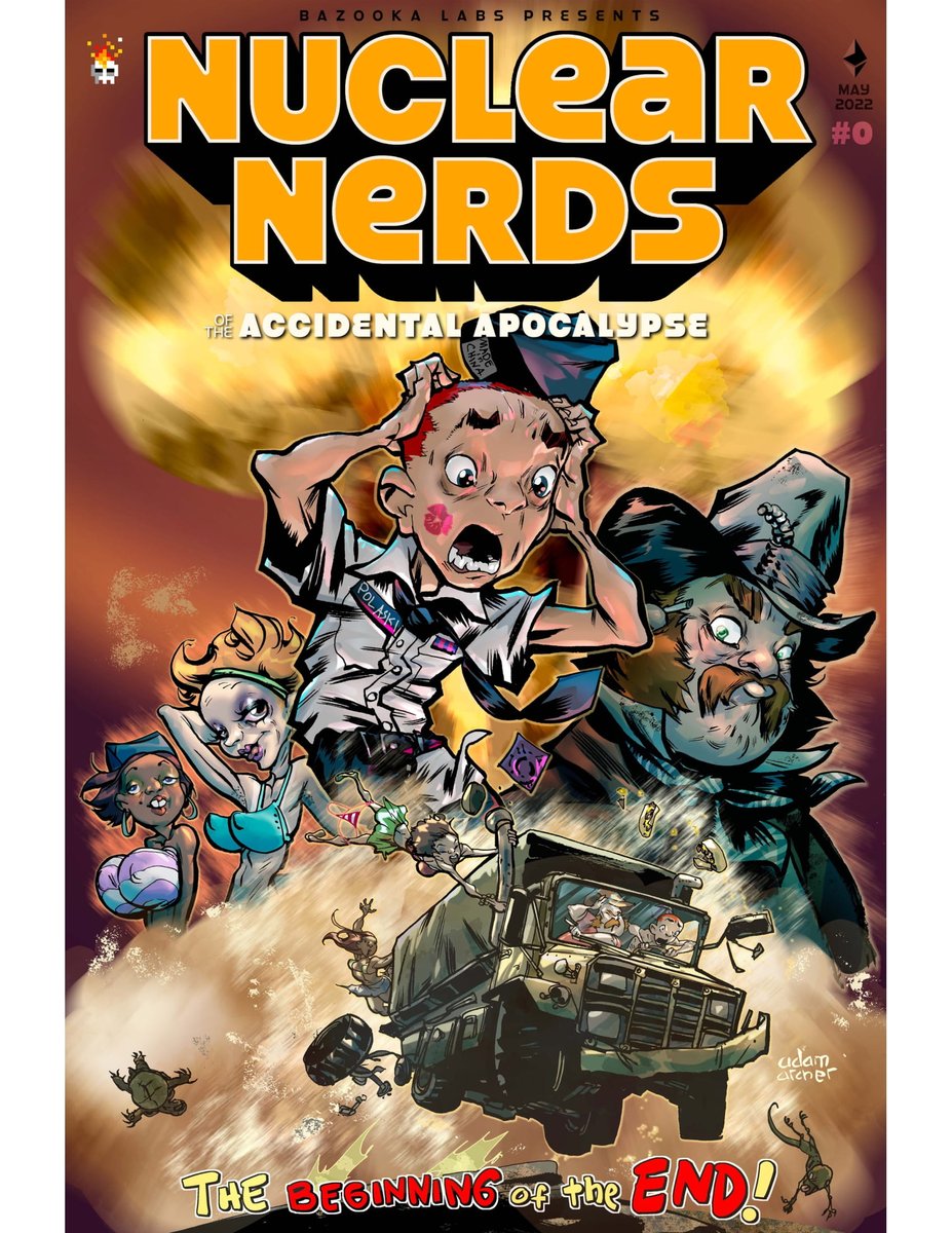 Ready to read "Nuclear Nerds of the Accidental Apocalypse" Prologue - Edition #00 "The Beginning of the End" in its entirety on Twitter? Well then this is the thread for🧵you. 

Enjoy the comic? I ask for no more than a Like and Retweet to share it with others for free 👍☣️🤓