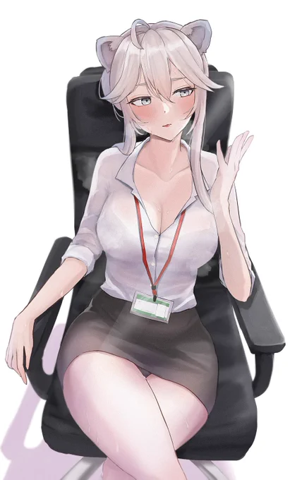 汗かいたししろん(OL)#ししらーと 