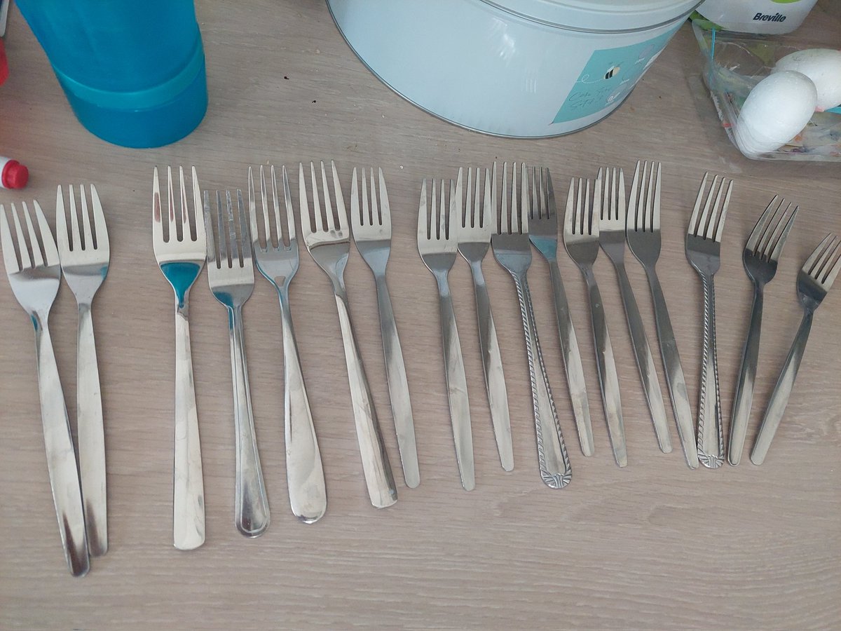 Authorian1's tweet photo. Tell me you worked in hospitality without using words...#80differentforks https://t.co/OpICs4IZFi
