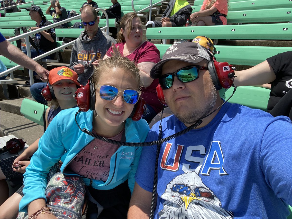 Enjoying a nascar race today with the fam. #NASCAR