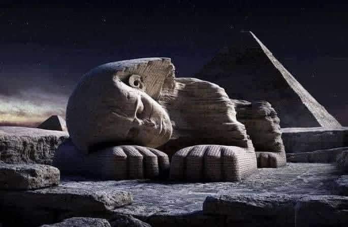 Elsannour's tweet image. Sleeping &amp;amp; indifference is the best thing, exactly like sphinx! 😅🤣

#sphinx
#ابو_الهول