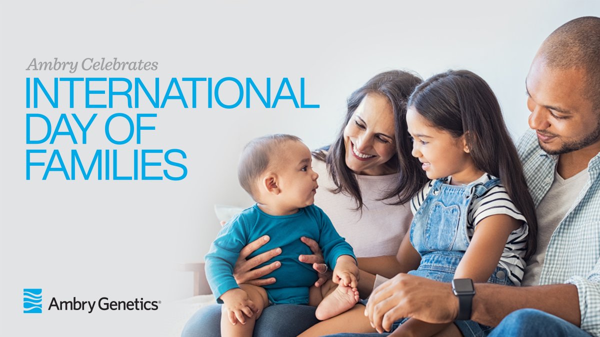 AmbryGenetics's tweet photo. It’s International #DayofFamilies, a day to highlight important social, economic, and health issues related to families. It's a great yearly reminder to talk to your family today about your family history. #genetictesting #hereditarycancertesting https://t.co/YhnlPxtdys https://t.co/akui3LLiu9