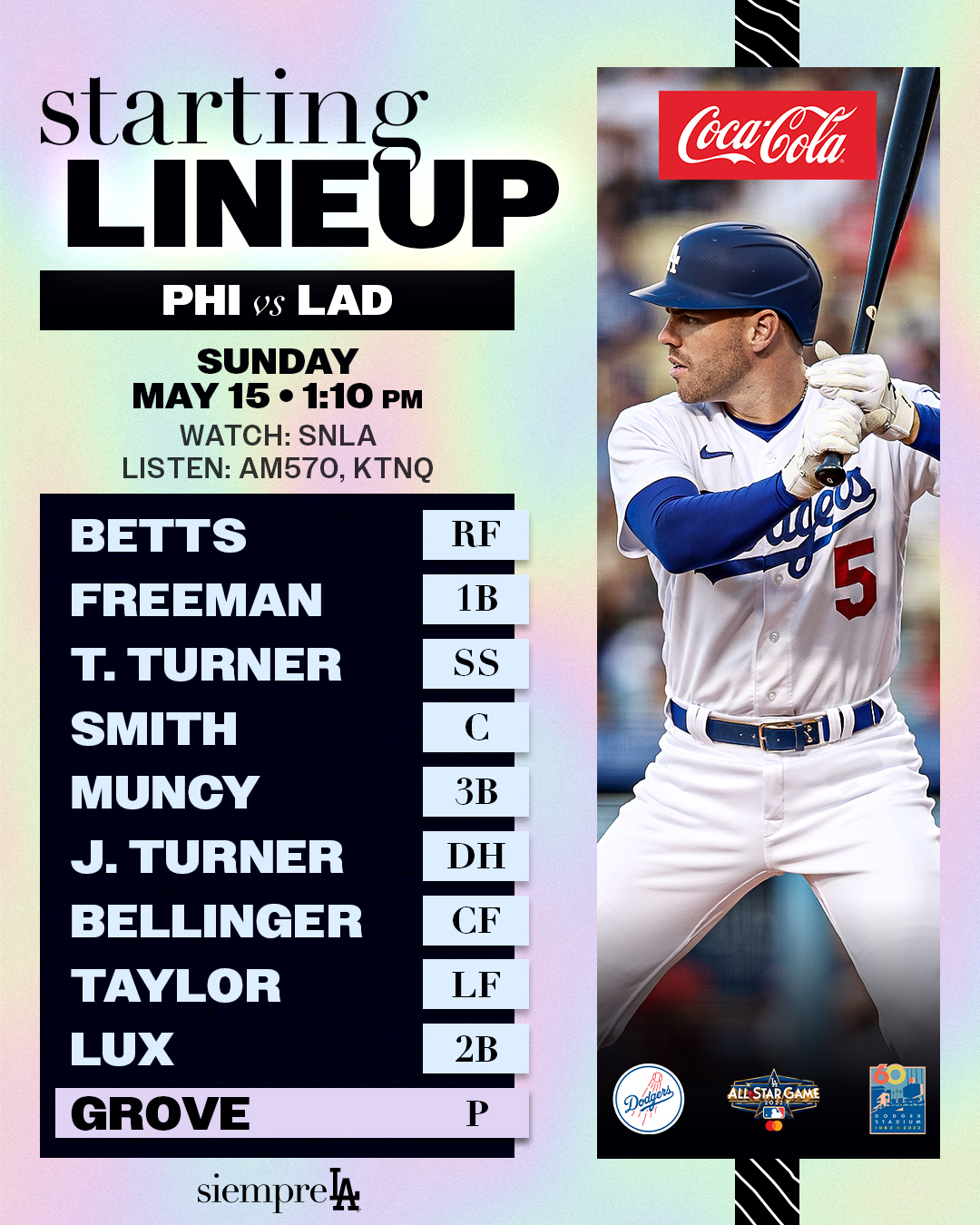 Los Angeles Dodgers on X: Tonight's lineup at Braves: #NLCS