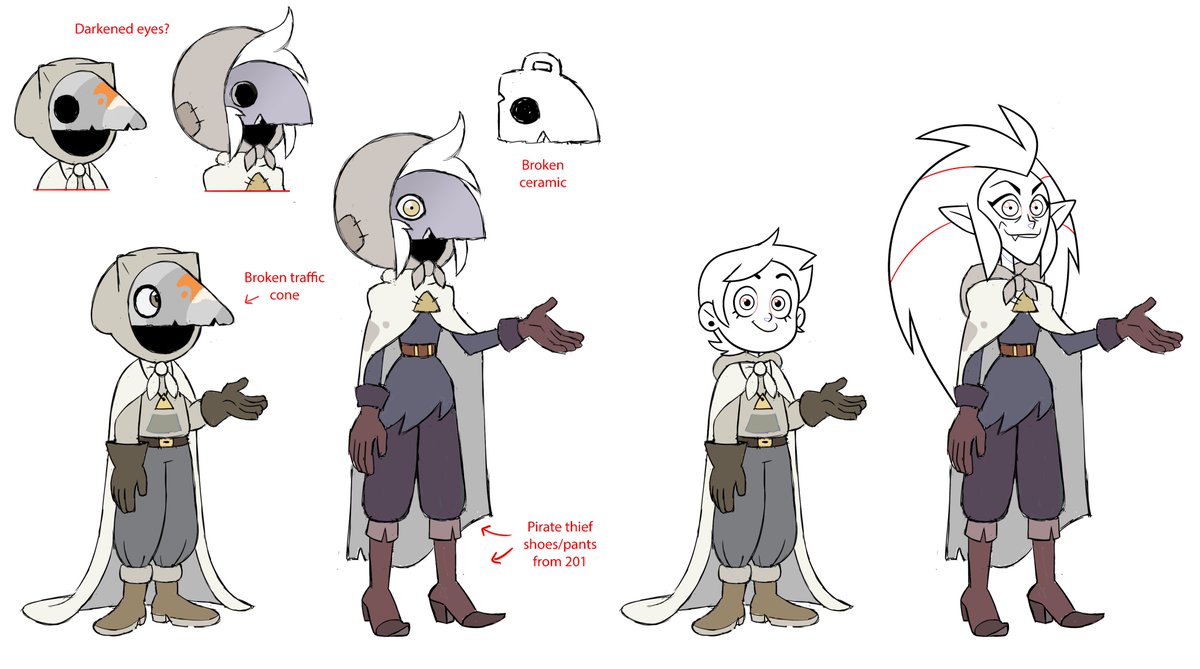 Eda and Luz in their uh... very convincing disguises 
