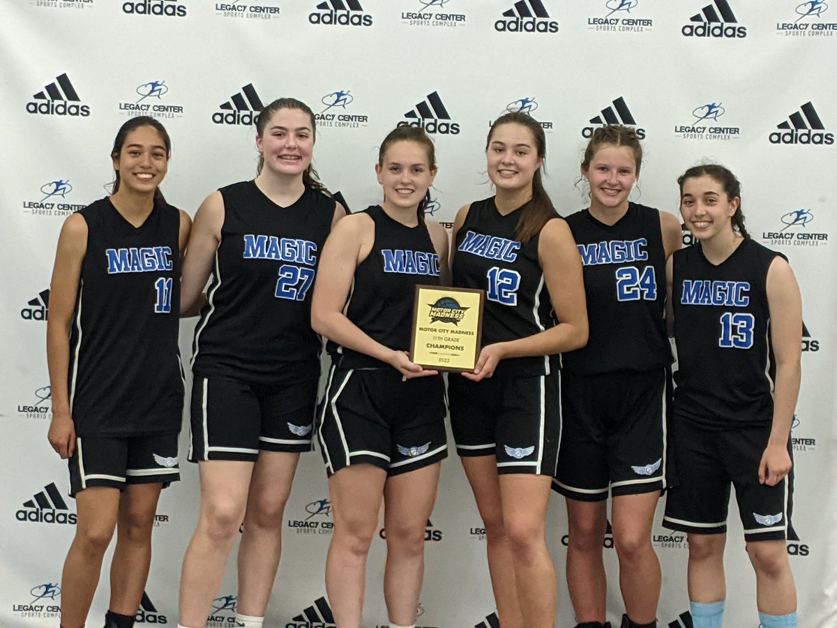 MiMagicBBall's tweet photo. Great Job Ladies!!! Another tournament victory!  Only had 6 players but they got it done. Love this team. @acwb_basketball @AQWomensBBall @concordiawbb @AlbionWBB @OCWBB https://t.co/p4GJmRRjKb