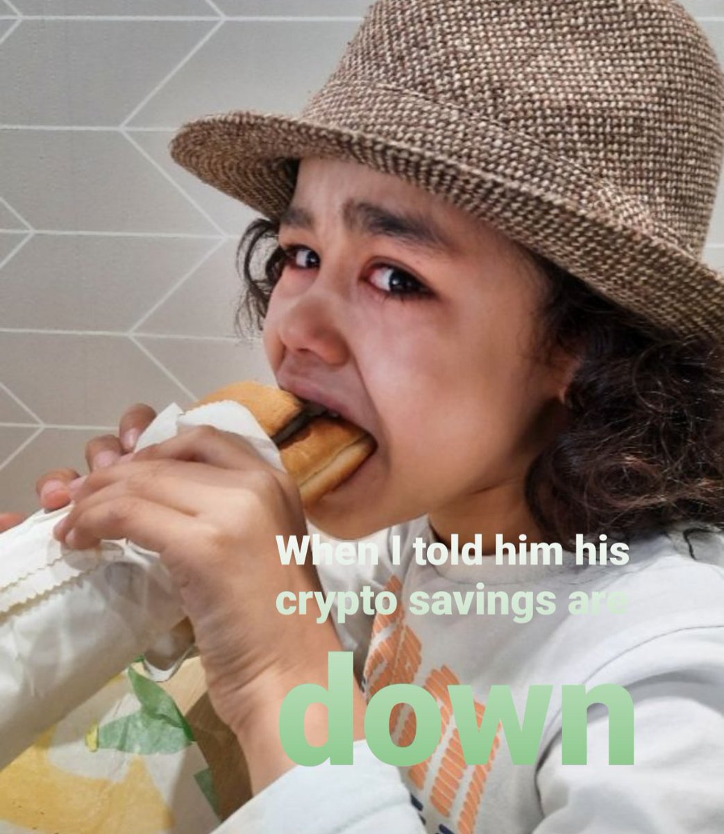 bullet_proof66's tweet photo. My son's reaction when I told him the bad news.
#CryptoNews #LUNA https://t.co/P5B9fLWomT