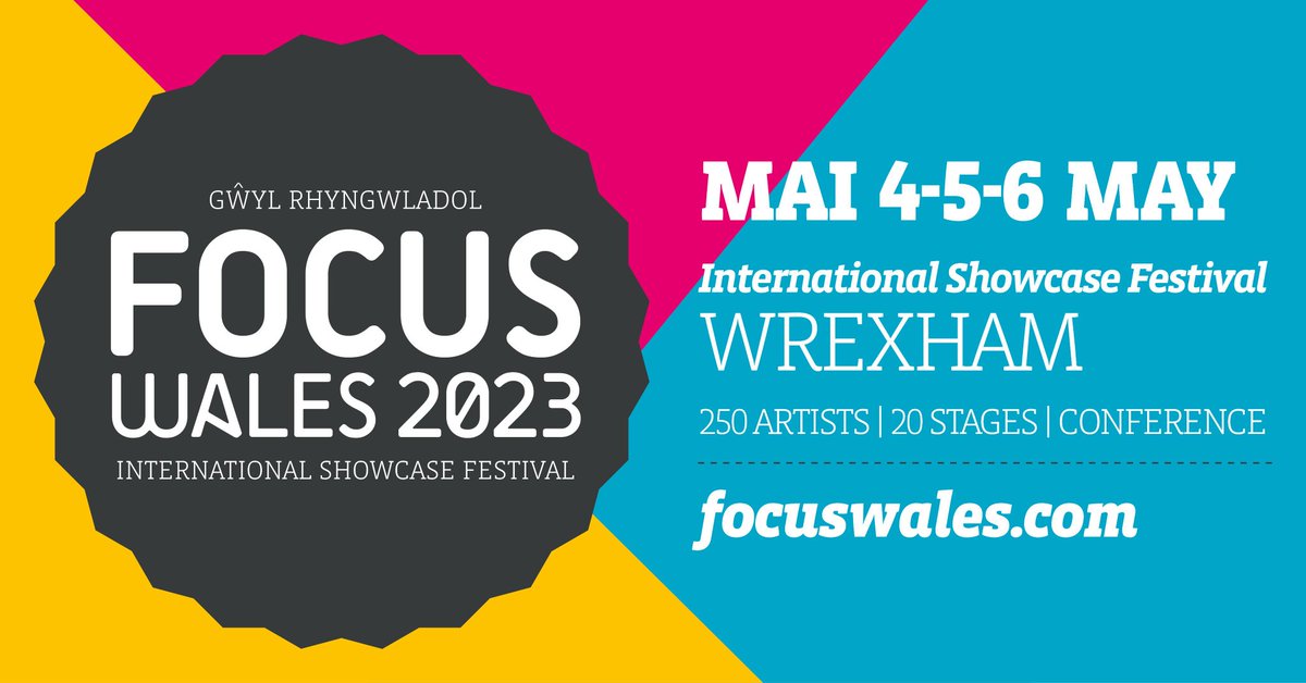 🎪 Artist applications for FOCUS Wales 2023 are now open to artists across the globe of all genres! 💫 Apply now at focuswales.com/music