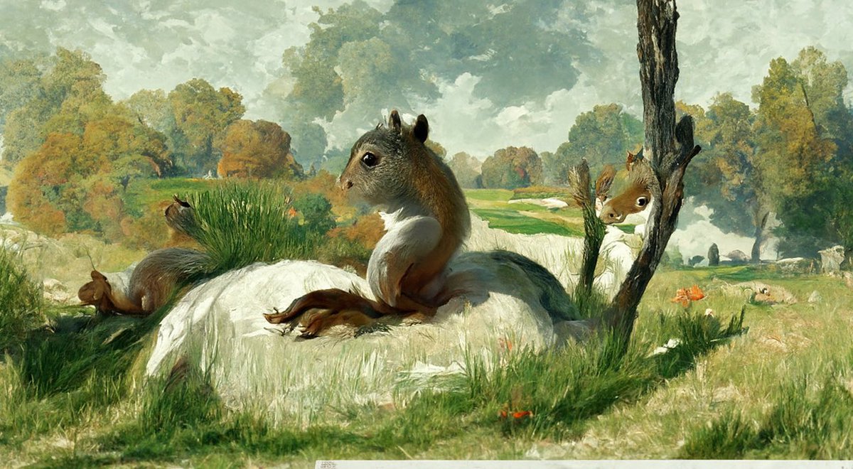 kpimmel's tweet photo. Ceci n’est pas un squirrel #badAIart https://t.co/bGmNOl1BN3