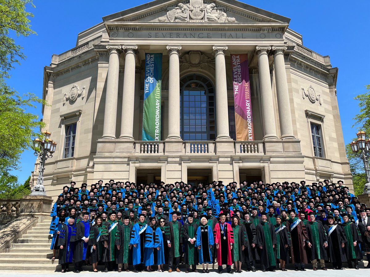 Presenting the School of Medicine class of 2022! Congratulations! 

#CWRUGrad2022 #Graduation2022 #Classof2022 #MedSchool #CWRUGrad2022 #MedEd  #MedTwitter 
#CWRUCommencement
